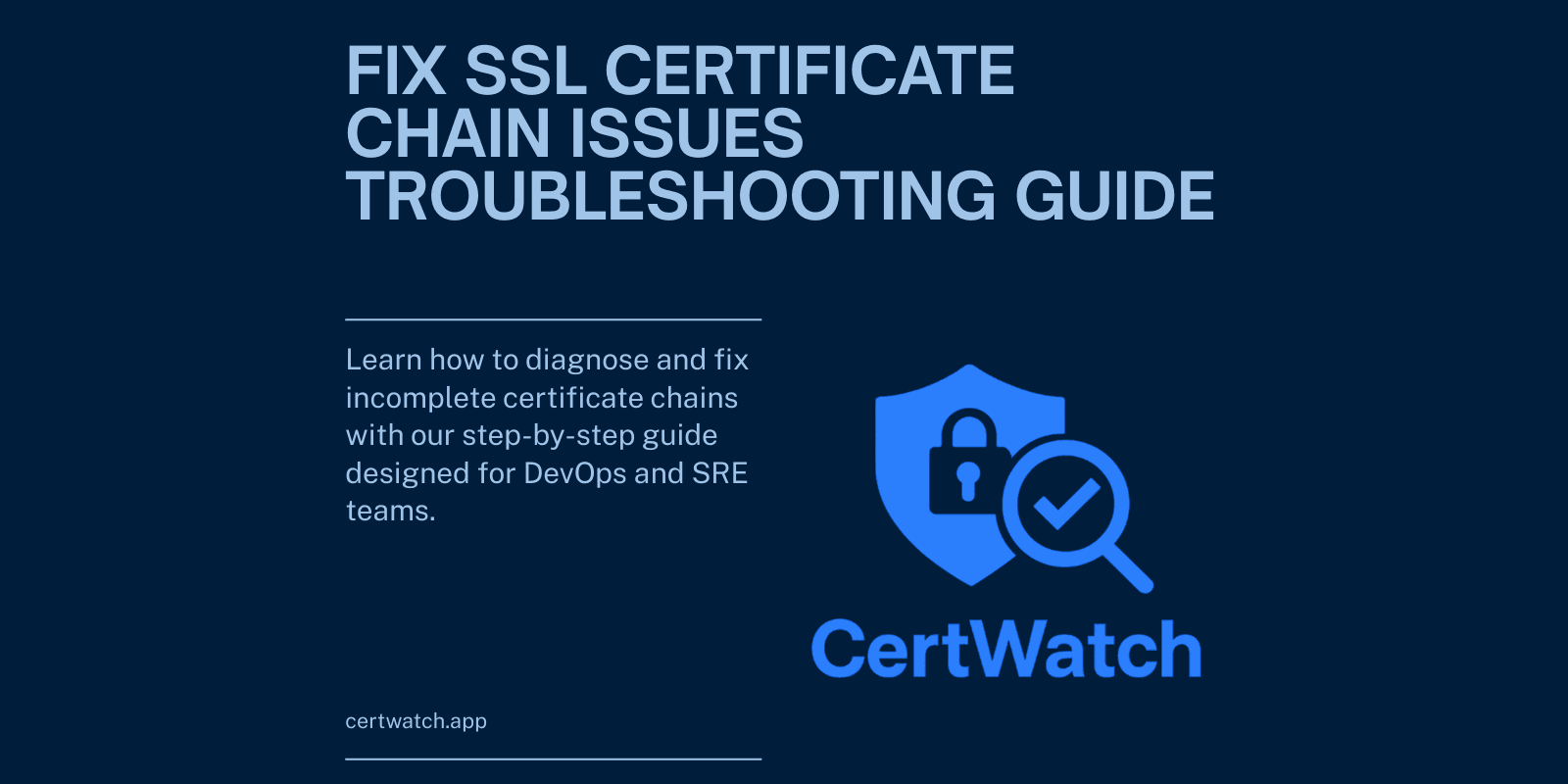 Fix SSL Certificate Chain Errors: Nginx, Apache & Troubleshooting Guide